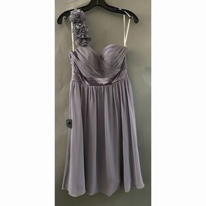 BARI Jay One Shoulder w Floral Detail